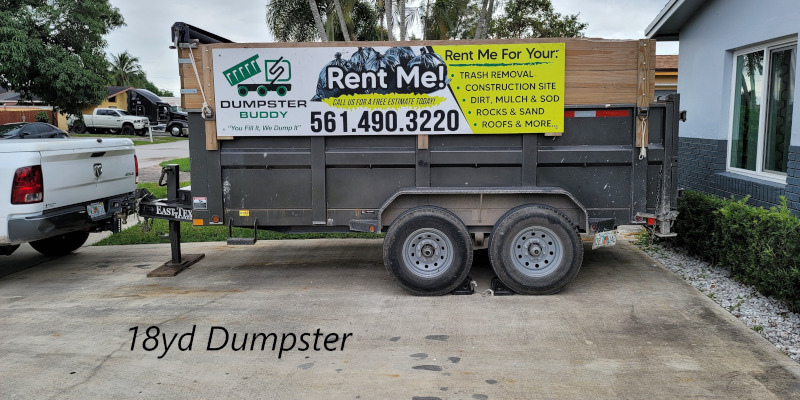 18-Yard Dumpsters in West Palm Beach, Florida